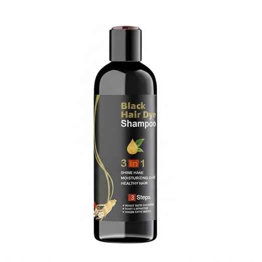 Hair Dye Instant Black Hair Shampoo for Women & Men, 100ML -
